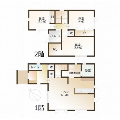 使い勝手のイイ間取りです