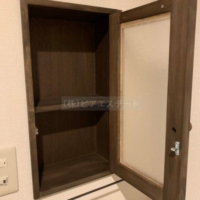 小物入れもこだわってます