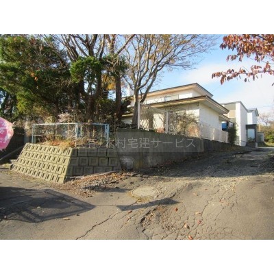 北東側道路から