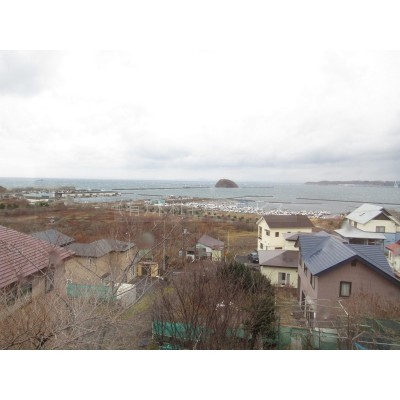 大黒島が見えます