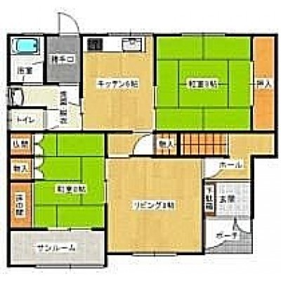 間取図1階(13番10)