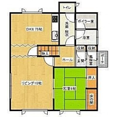 間取図1階(13番8)