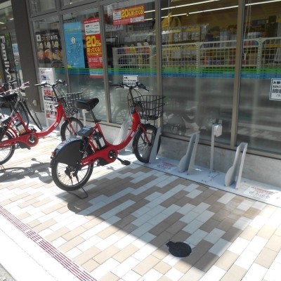 レンタサイクル置場