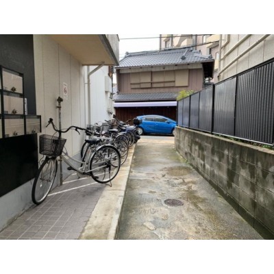 自転車も止めていただけます