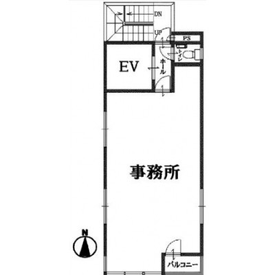 一部建物間取り図です (事務所×8戸・店舗×1戸)