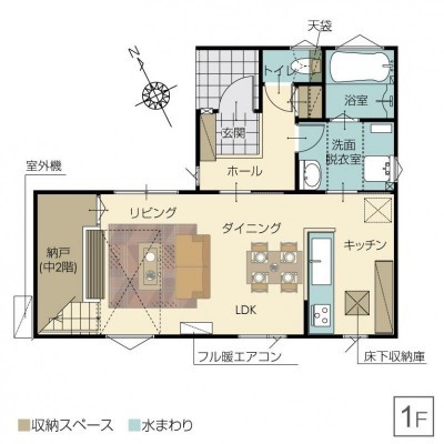 中2階のあるリビングはぜひ見ていただきたい!