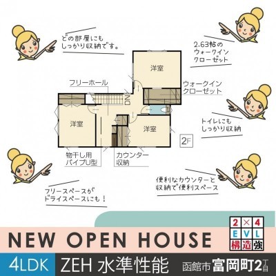 2階平面図。