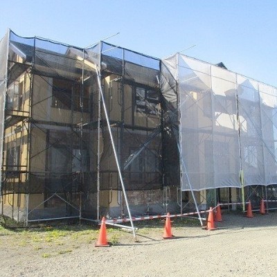 外装塗装工事中