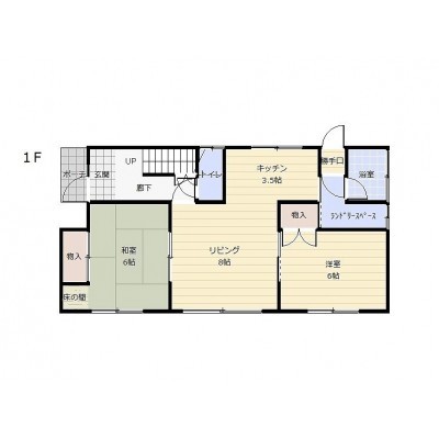 1F 間取り
