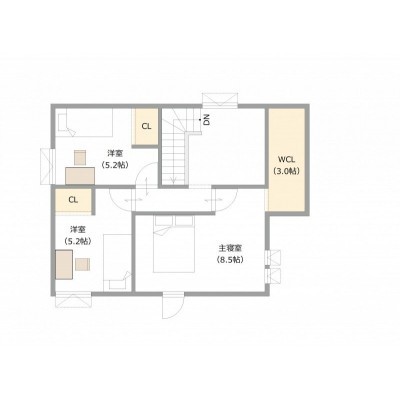 【建築プラン例】建物面積:106.01㎡ 建物価格:2100万円(税込)