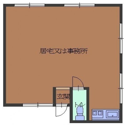 1階 事務所 間取り