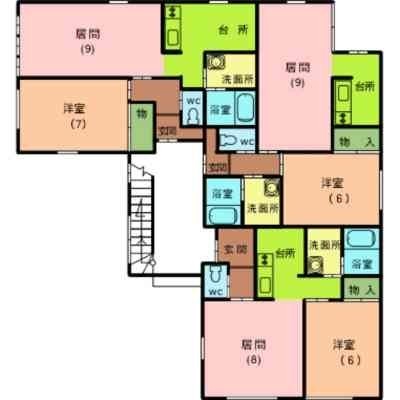間取り左上のお部屋です♪