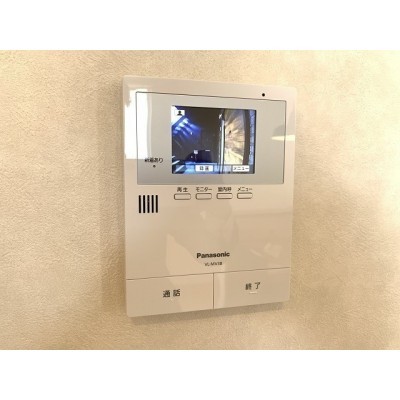 録画機能付きモニターホン完備♪