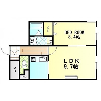 402号室間取り