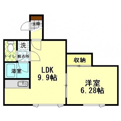 7号室 角部屋