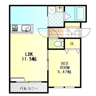 105号室 南向き