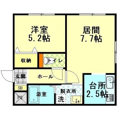 406号室:最上階角部屋2面採光で環境良好♪