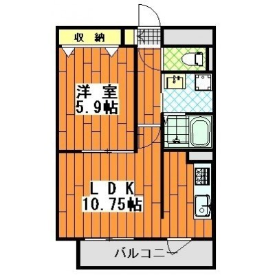 405号室 最上階角部屋です♪