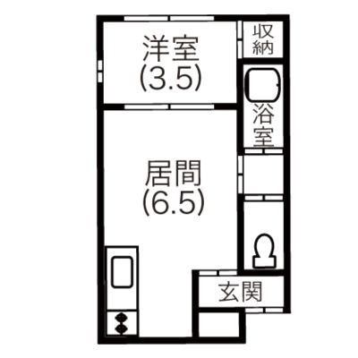 間取り(B・C・E号室は反転)