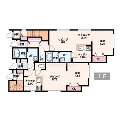 間取図/手書図面の為、現況を優先と致します。