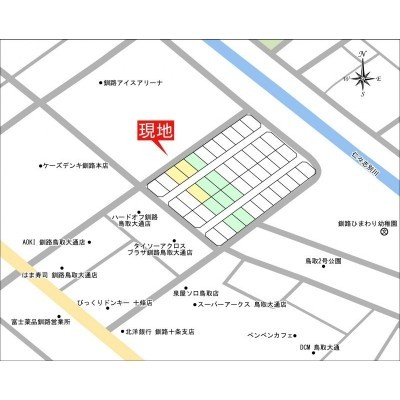 現地地図(狭域)