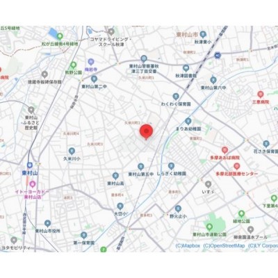 detached この地域の土地参考価格
東京都東村山市久米川町２丁目