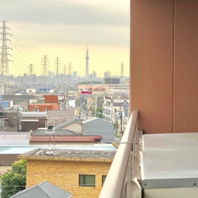 ベランダからの眺望です