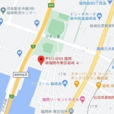 最寄り駅:箱崎九大前駅徒歩約12分または箱崎宮前徒歩約13分