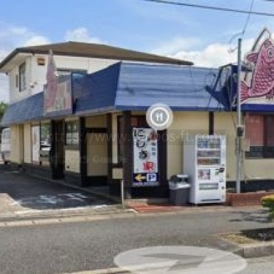 五井P9台付き平成通のロードサイド店舗