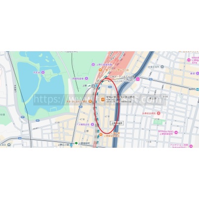 台東区上野　146.96万円　JR上野駅2分　アメ横至近の好立地　業態幅広く相談可能