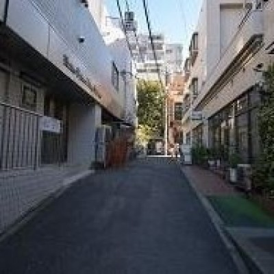 マンション前道路
