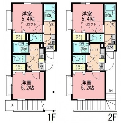 石川町 一棟売アパート 間取り図