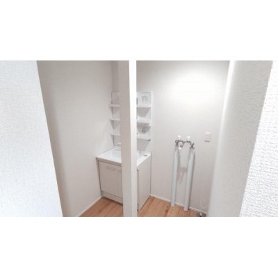 【リフォーム中】脱衣室が現状有りませんので、新しく作ります。