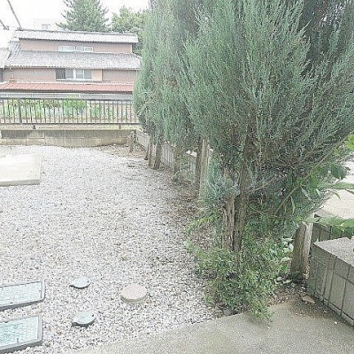 広いお庭もあります。