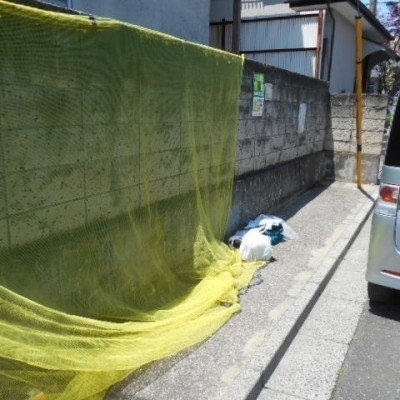 東側はゴミ捨て場。ゴミ出し楽々