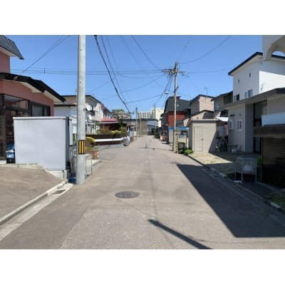 前面道路広いです!