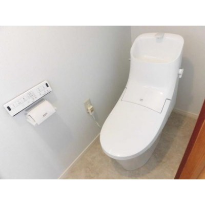 トイレは、便器を新品の温水洗浄便座式に交換しました。直接肌に