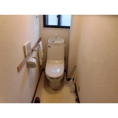 【リフォーム前】既存トイレ撤去/照明器具交換/クッションフロ